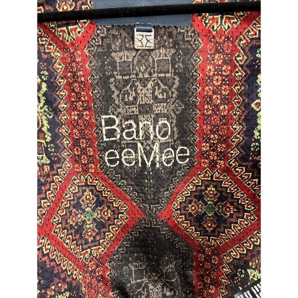 Bano eeMee Blue Leather Moto Jacket Womens Size XS/S - Picture 8 of 16